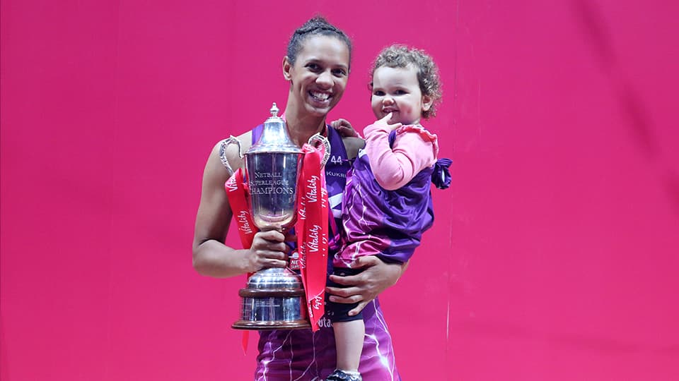 Lauren with the trophy